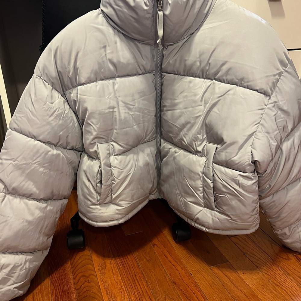 Gray Puffer Jacket